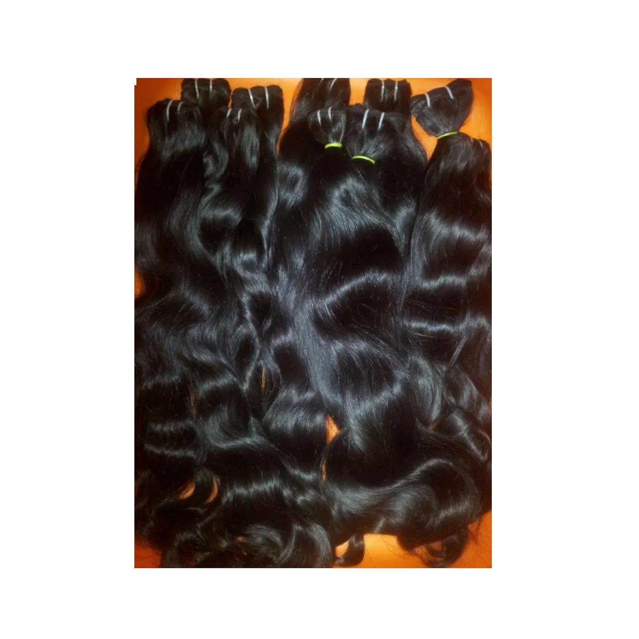 Single Donor Raw Hair Cuticle Aligned Indian Human Hair And Hair Extensions Very Thick Healthy Ends At Wholesale Factory Price