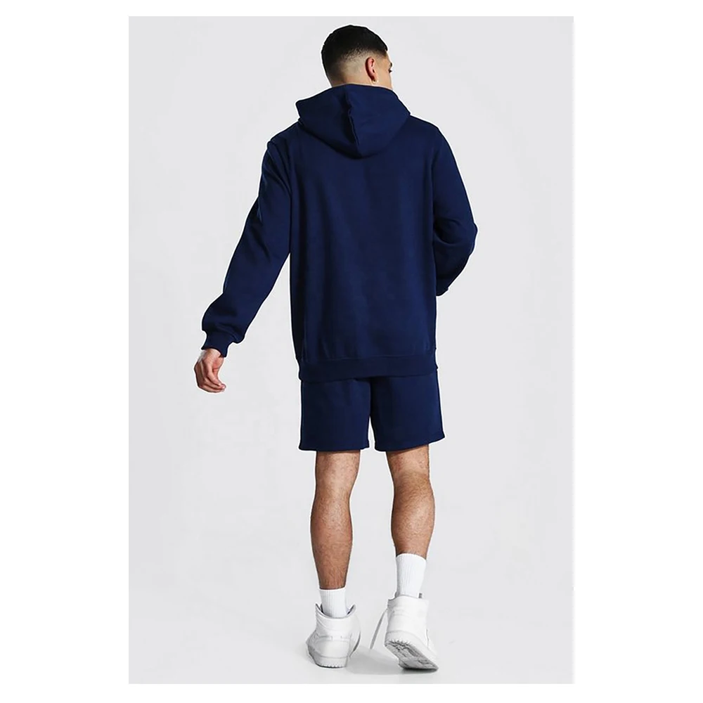 summer draw string hoodie running short Sets | Custom Summer gym lightweight cotton polyester Short Sets