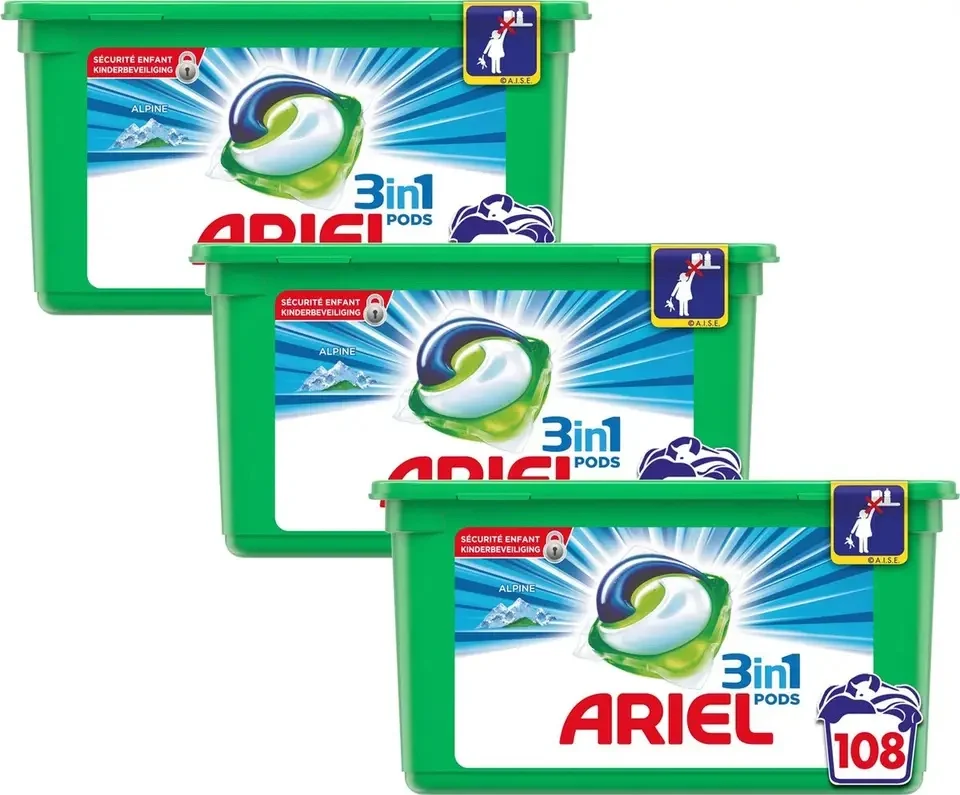 Powerful Ariel 3 in 1 Mountain Spring Washing
