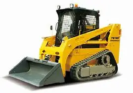 4x4 Wheel Drive/Track Front Tracked Mini Skid Steer Loader CAT246D Bucket/Hammer Breaker now on sale