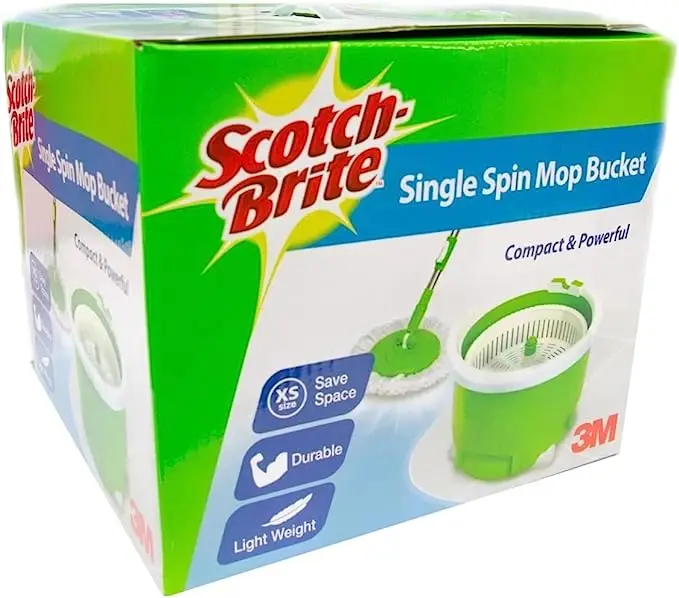 High Quality from Top Brand 3M Scotch-Brite Compact Spin Mop Bucket