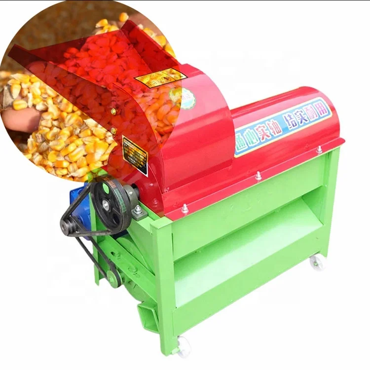 Factory Price Crush Corn Mill  Electric Maize Husking Threshing Machine Fresh Corn Cob Sheller