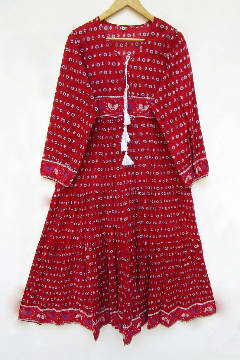 Top Selling Designer Washable Kaftan for Women High on Demand Maxi Length Dress Available at Wholesale Price Indian Exporter