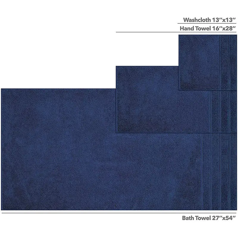 Hot Sale luxury Custom LOGO customized 100%  pure Cotton super soft  high water absorbency gift towel bath towel sets