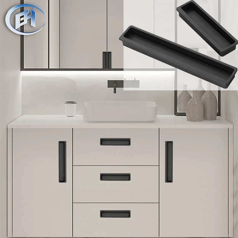 BN Furniture Hidden Handles Kitchen Cabinet Handles Drawer Handle For Door