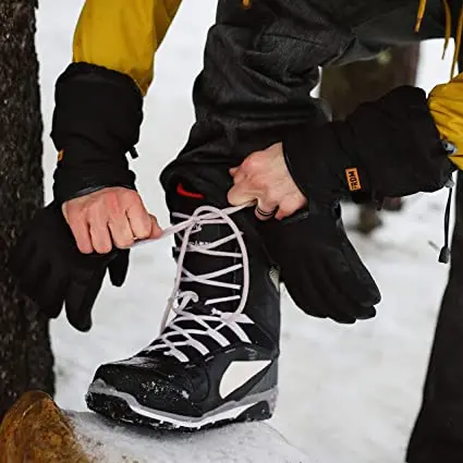 Winter waterproof touch screen Ski Glove zipper Gloves Man and Woman Anti-skip Palm Custom Element OEM Customized Time