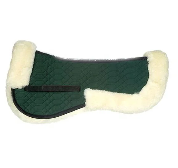 Horse Saddle Pads jumping for Horses new custom made horse sheepskin fur saddle pad with matching halter