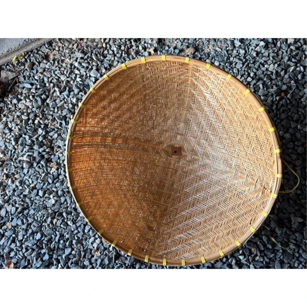 Тайская бамбуковая Плетеная крышка для еды, крышка для Тарелки (Di:56 см), высококачественный продукт ручной работы из Таиланда