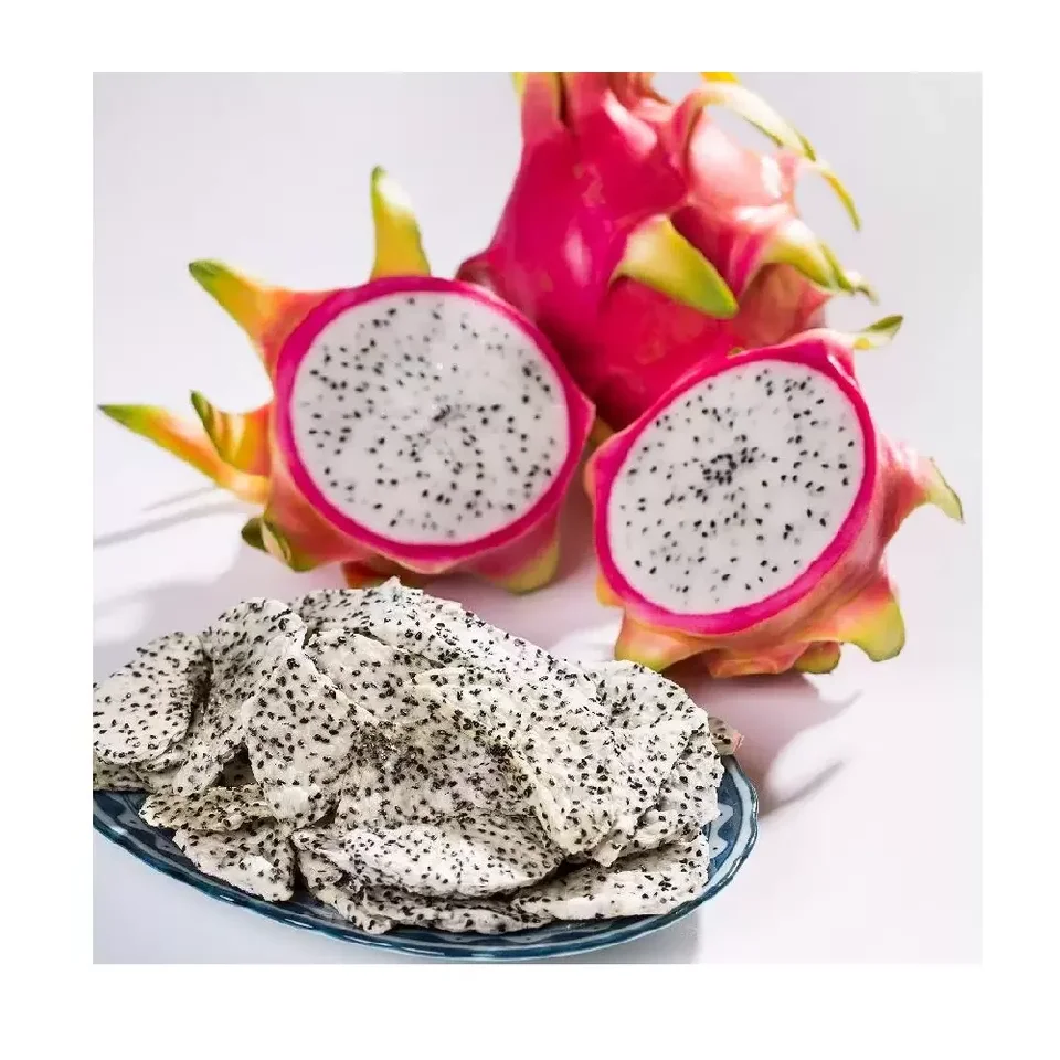 Sweet Sour Salty Fresh Materials Sliced Soft dried Dragon fruit For Snack food With ISO HACCP Certification