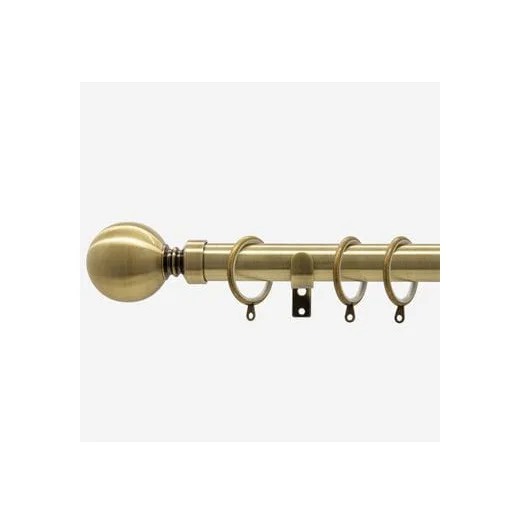 Vintage Look Metal Iron Brass Curtain Accessories Window Hardware for Home Office Bathroom in Customized Color Design and Sizes