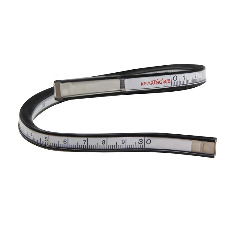 Kearing measuring curved seams and designing curved quilt border patterns Durable flexible curve 30cm KF-30