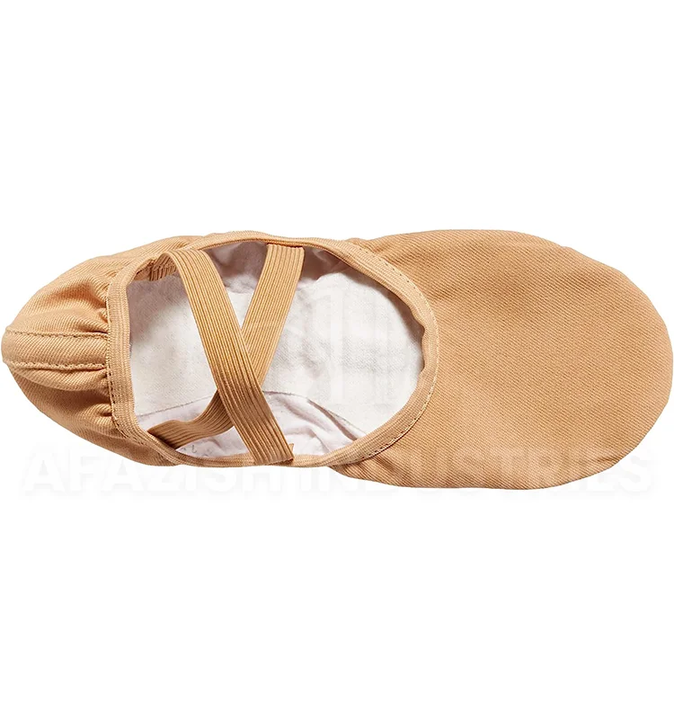 Wholesale Cheap Toddler Kids Women Ballet Canvas Dance Shoes Lightweight Ballet Slippers for Dancing