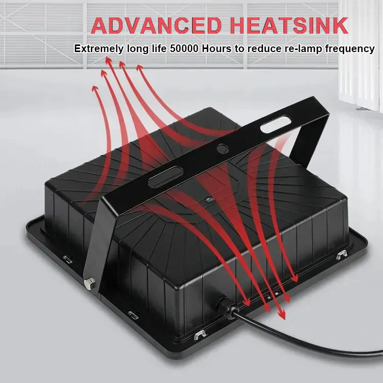 Super Bright Projector Light 50w 100w 200w 300w LED Solar Flood Light with Motion Sensor