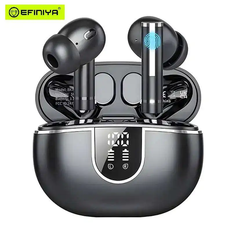 Wholesale Manufacturer Customizable Custom OEM Brand LOGO Price BT Noise Cancelling Wireless Earphone Earbuds TWS Headphone