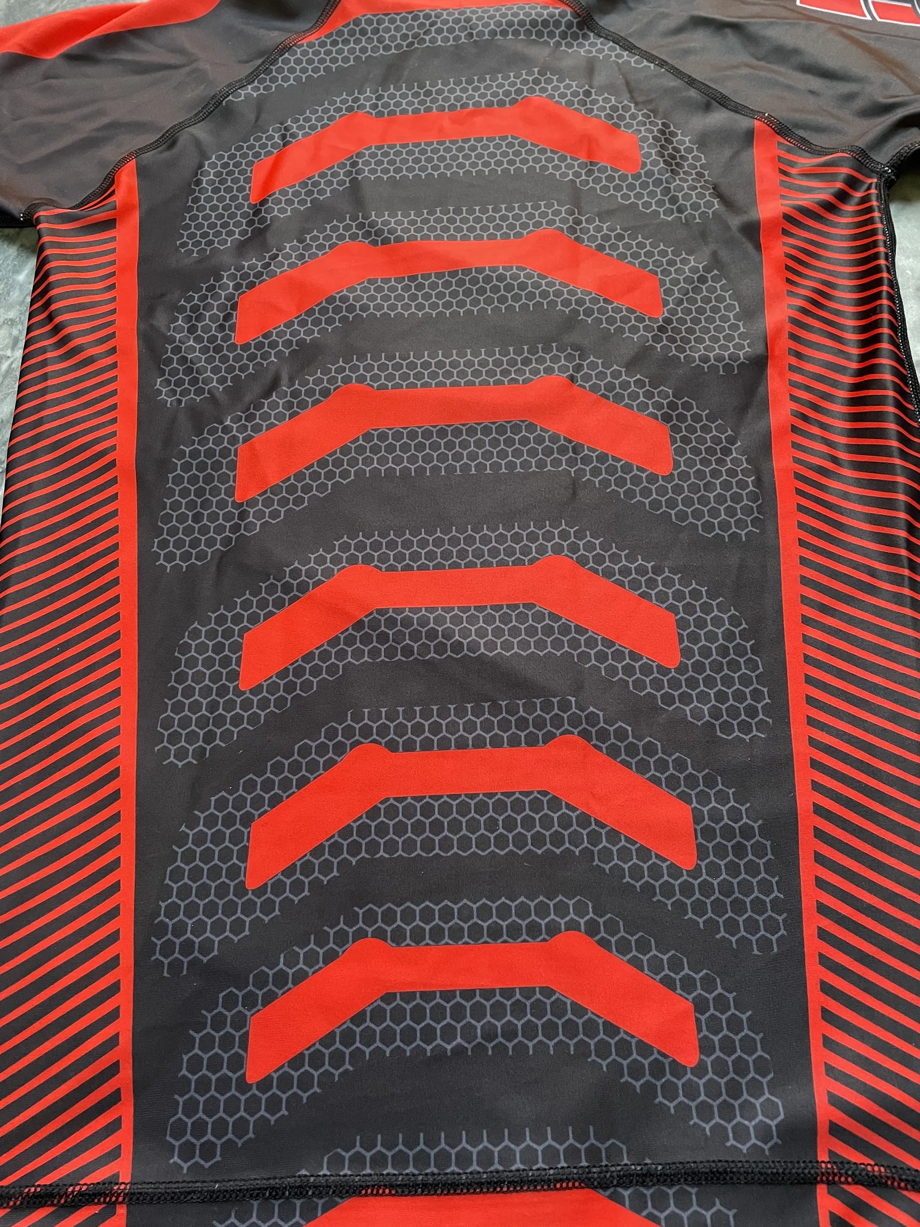Индивидуальная печать Передняя и задняя команда Rash Guard-Конкуренция без Gi Jiu Jitsu базовый слой