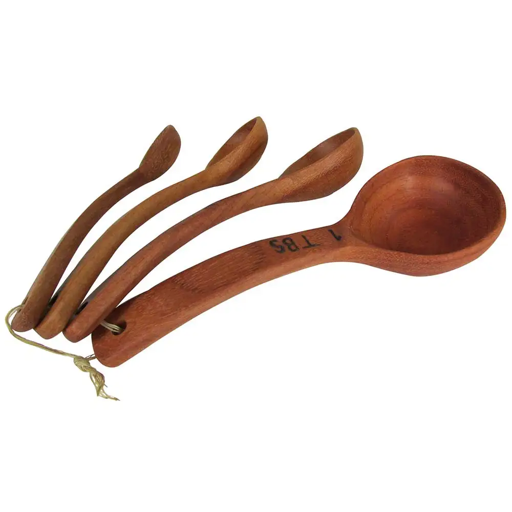 Copper Polished Measuring Spoons Luxury Design Table Decoration Best Quality Antique Spoons For Home and Kitchen Accessories
