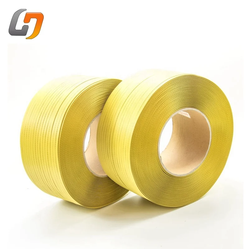 High Tension Yellow PP Strapping band Plastic PP Banding  Strap Polypropylene Strap