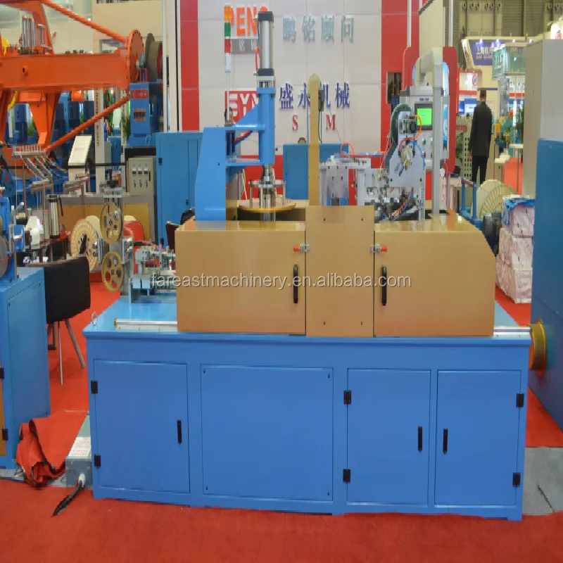 High speed 1246 automatic wire and cable spool winding machine / cable coiling packing machine