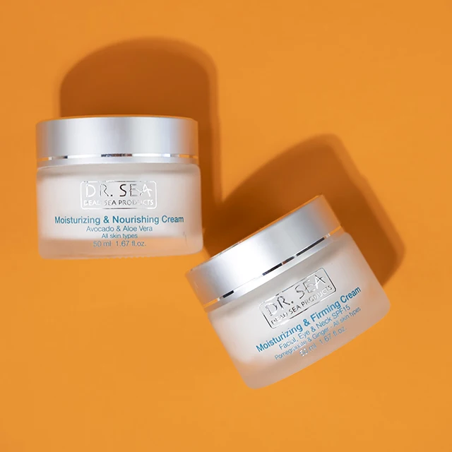 Top Best Selling Moisturizing Firming Facial Eye & Neck Cream - Pomegranate & Ginger SPF 15 by Dr.SEA DEAD SEA PRODUCTS Israel