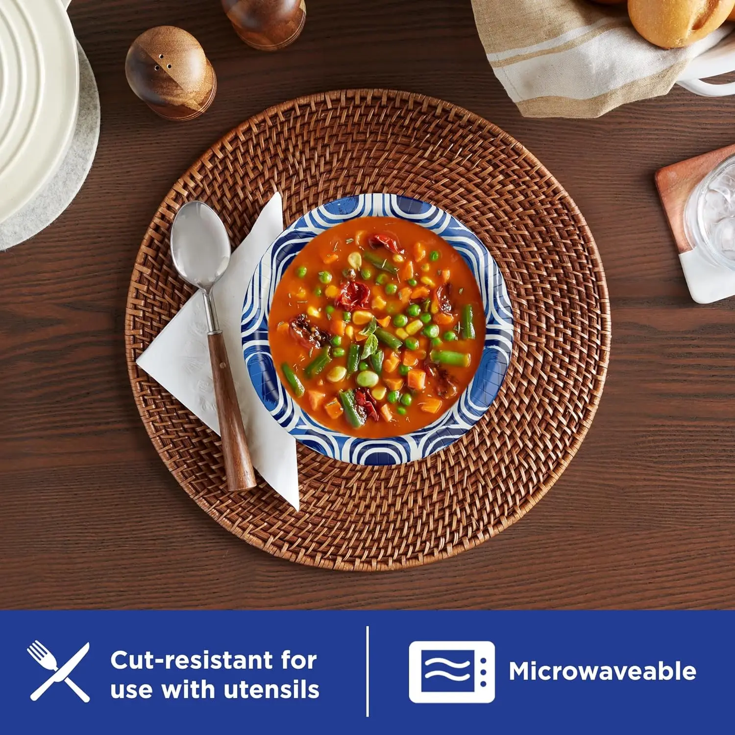 Eco-friendly Disposable 10 Inch Paper Plates Ideal for Parties Picnics and Catering 300 GSM SBS Virgin Board Plates for Sale