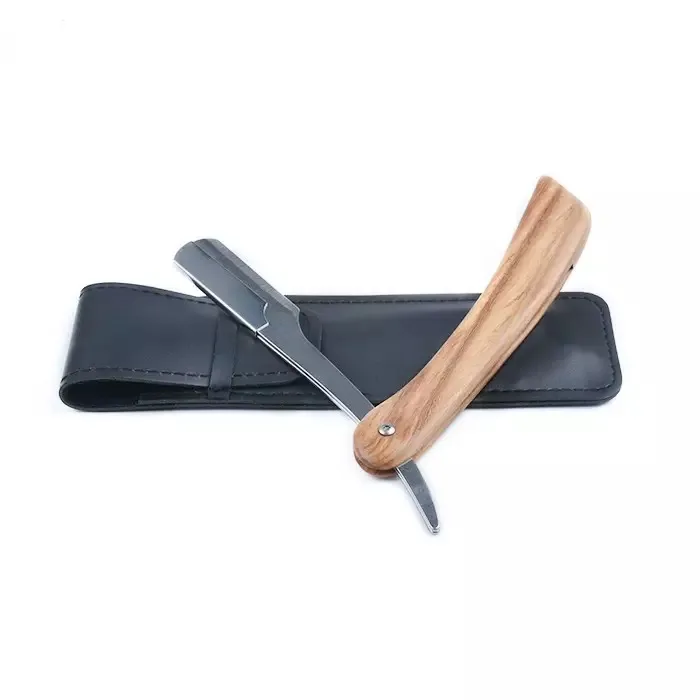 Custom Made Classic Barber No Nickel Straight Edge Razor Handles Stainless Steel Curved Shaving Razor