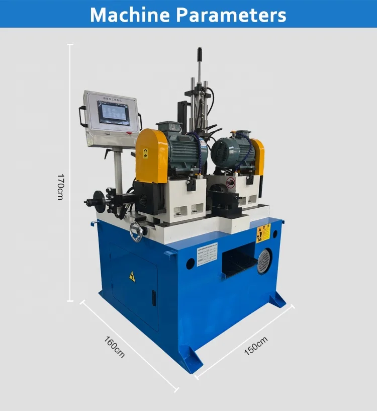 Китайская Фабрика KCM-80ST-A Автоматический манипулятор станок для скашивания кромки под углом 45 градусов железная стальная короткая труба стержень аппарат для снятия фасок
