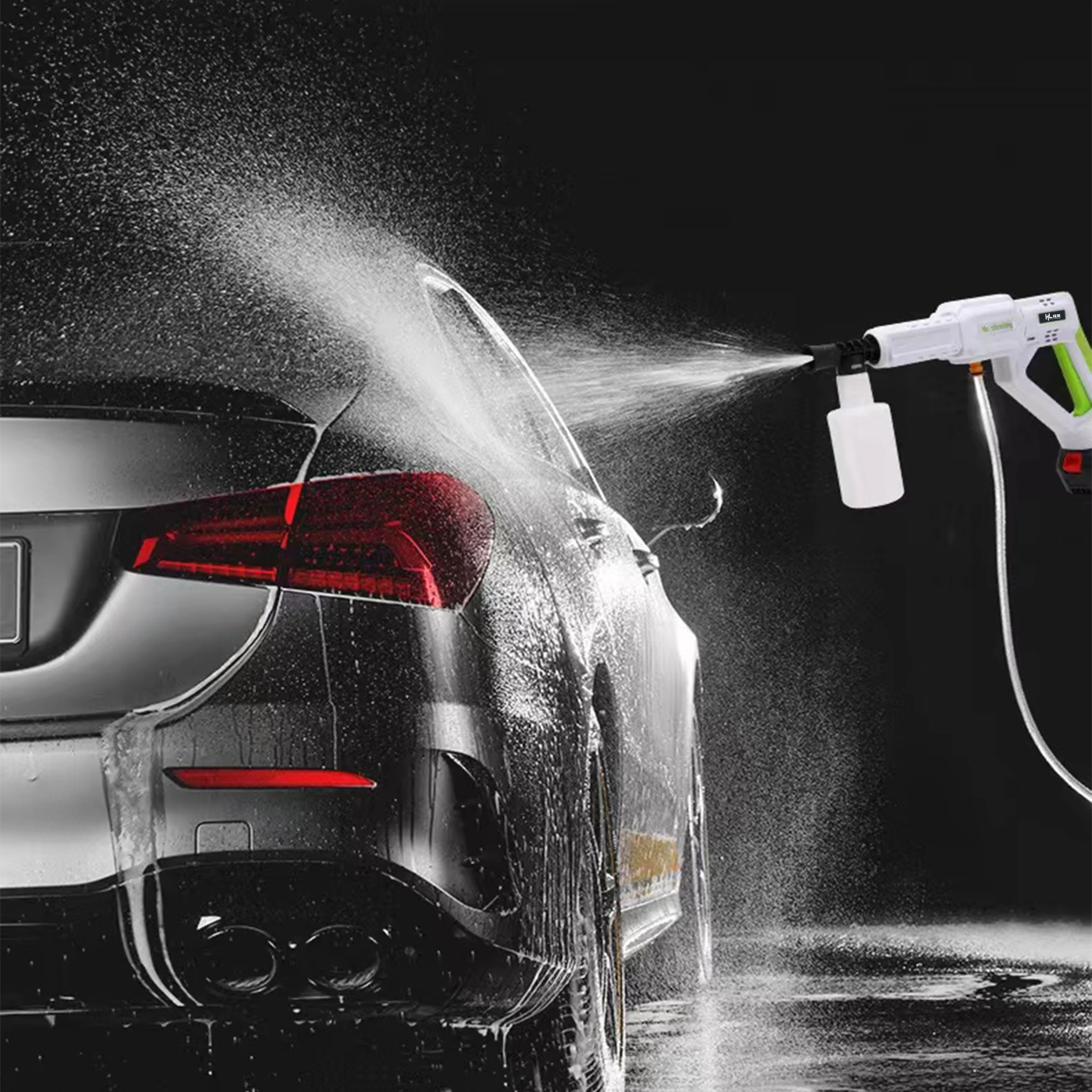 HengLai 20v High Pressure Cordless Car Washer Wireless Car Washer Machine Portable Car Washer High Pressure