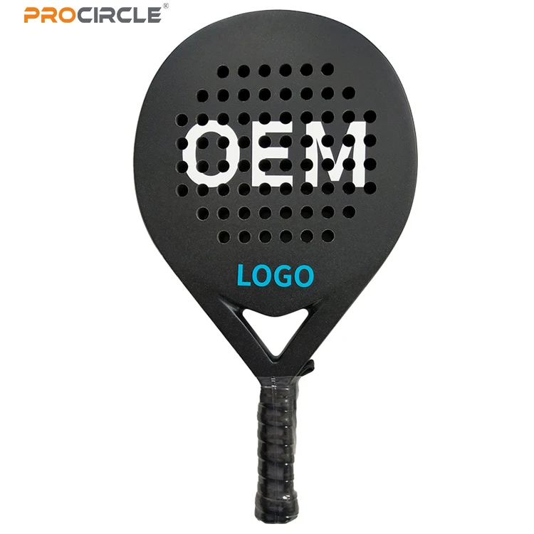 ProCircle OEM/ODM Palas de Padel 12K Carbon Fiber Paddle Padel Tennis Rackets Raqueta de Padel