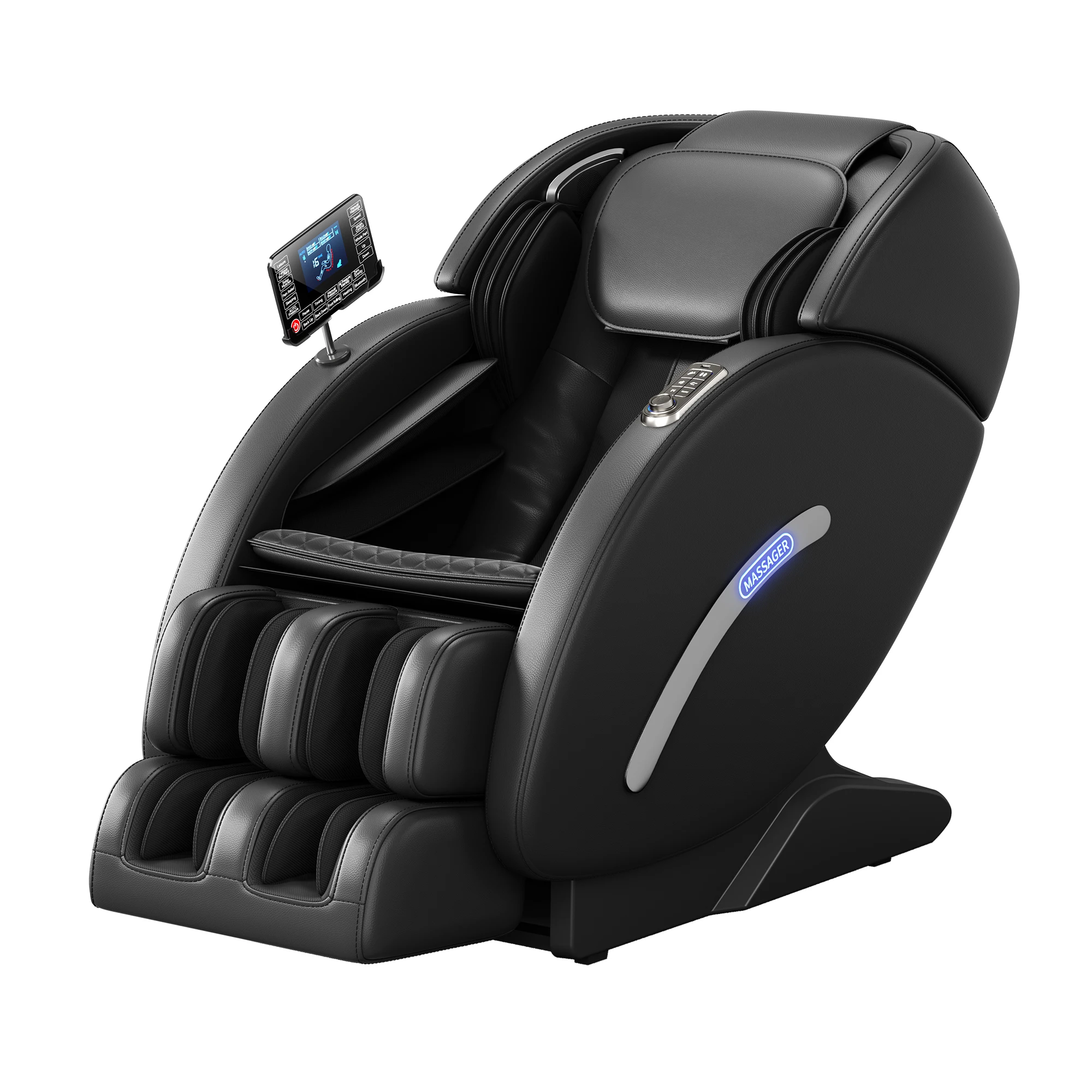 HUIXIN 2024 OEM Full Body Airbag Electric L Track Zero Gravity Shiatsu Kneading Luxury Smart Sofa Recliner Massage Chair