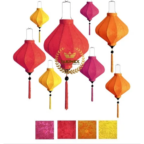 Best price high quality Vietnamese Hoi An Fabric - Silk Lantern for hanging outdoor