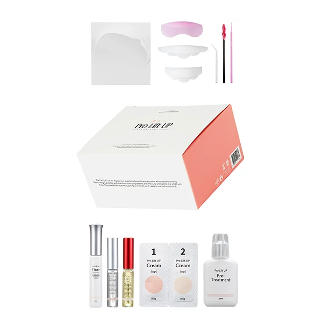 BELLE PRO LIFT UP KIT Eyelash lifting Eyebrow laminating Dual lash perm set for 10 time use Korean supplier Made in Korea