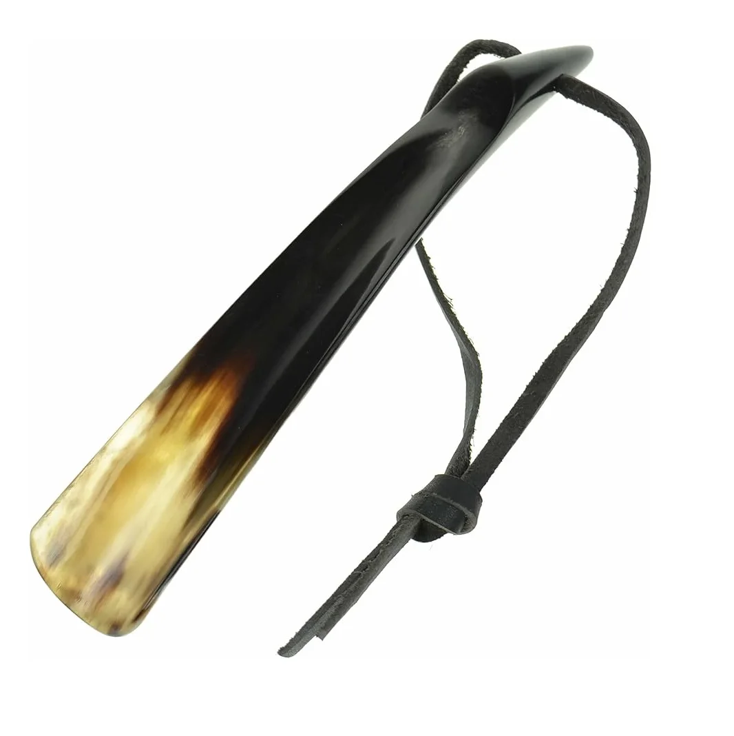High on Demand Shoe Horn Made with Real Horn Handmade Easy Grip Long handle Shoehorn for Men Women