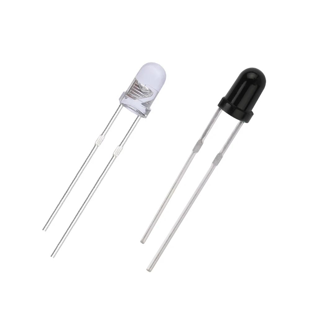 3mm 5mm Lights Emitting Diode Infrared Transmitter dip LED Photoelectric IR   Receiver Sensor Emitter Phototransistor