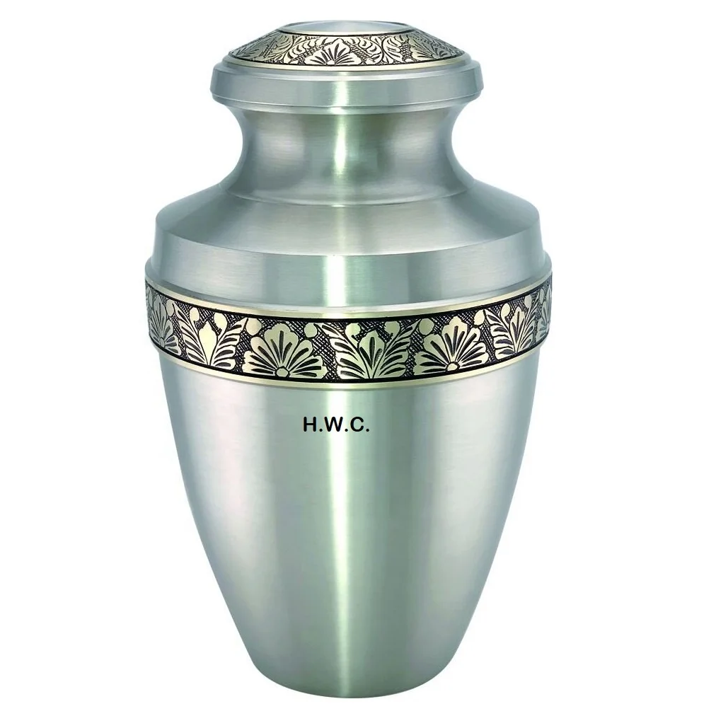 Handmade Grecian Ring Band Cremation Urn For Human Ashes Best Quality Top Ranking Funeral Supplies American Style Metal Urns