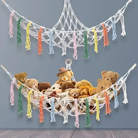 2025 высококачественный Классический гамак ручной работы в богемном стиле игрушечный из макраме оптовая продажа стандартные аксессуары для декора стен комнаты