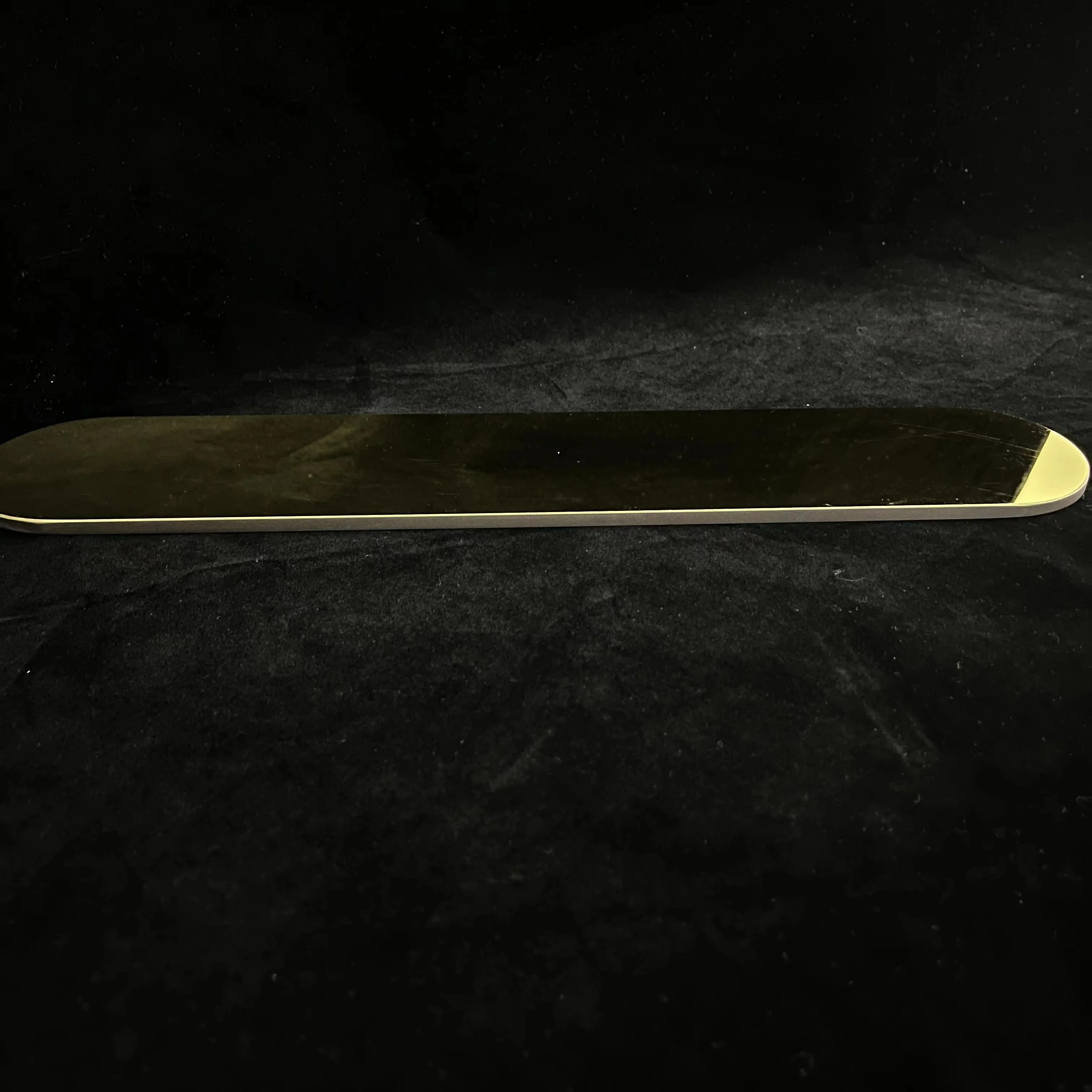 Heat Resistant High Pruity Customized Quartz Glass Slab Gold plated quartz plate