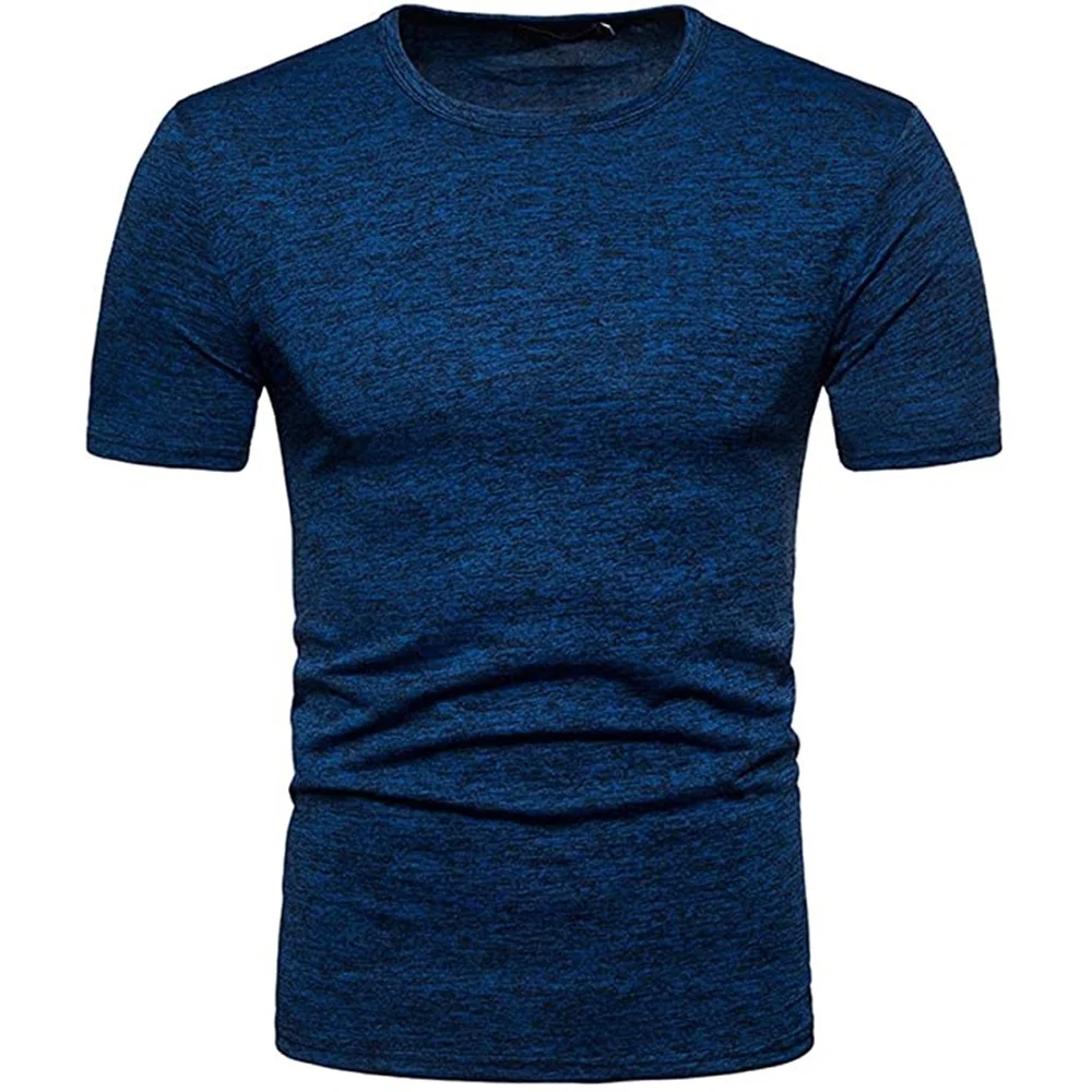 Summer Training & Jogging Wear Clothes Men Blue color Short Sleeve T shirt Shorts Set 2 Piece Shorts Breathable Man Jogger