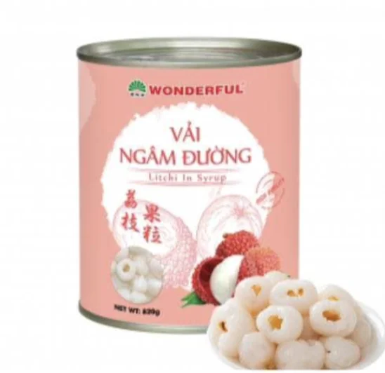 Litchi fruit Can for making bubble tea best top ingreident