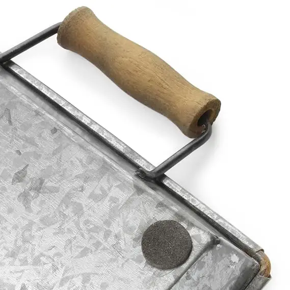 Decorative tray Galvanized tray Metal serving tray Rustic tray Wedding Party Decoration Serving Tray