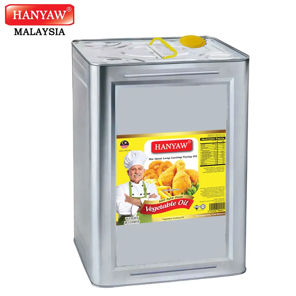 [Malaysia] Fast Shipping + Halal Certified Hanyaw Brand Olein CP8 Palm Oil Vegetable Cooking Oil ( 18 Litre/ Tin Can )