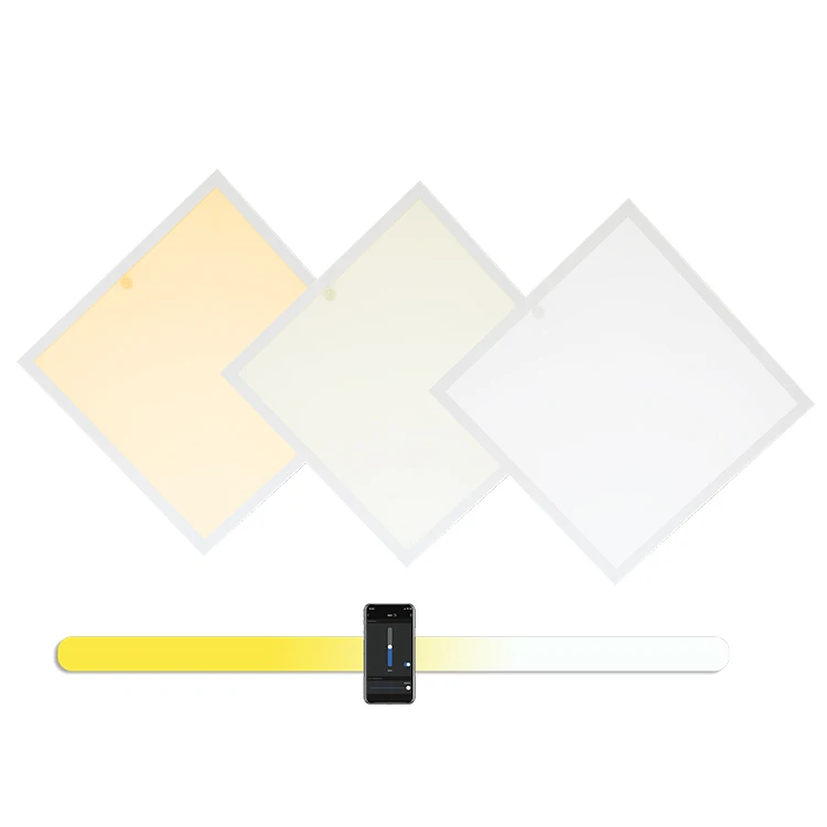 2x2 2x4 Official Dimmable smart lighting control CCT 3000K-6000K LED panel