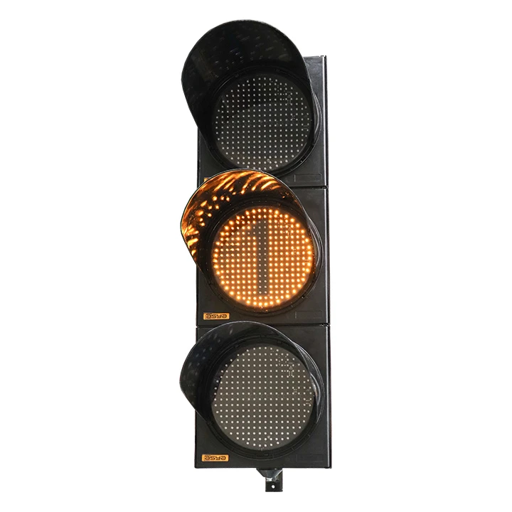 300 mm Countdown Traffic Light With 3 Modules Vehicle Traffic Light With Countdown LED Traffic Signal