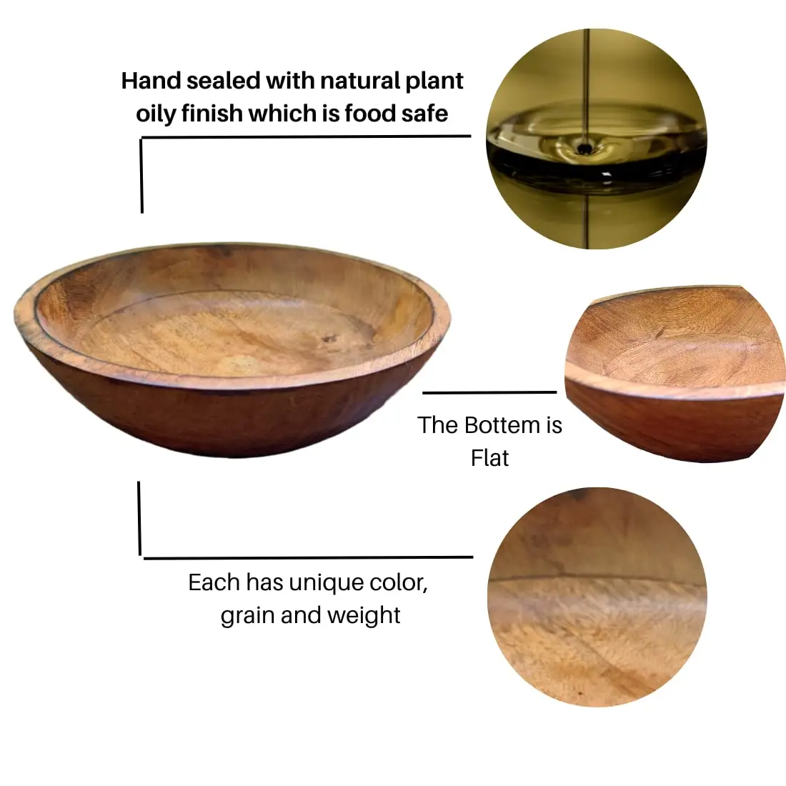 Natural Wooden Noodles Salad Ice Cream Dessert Fruit Dish Serving And Display Bowls Reusable High Quality Wooden Bowls Best Sale