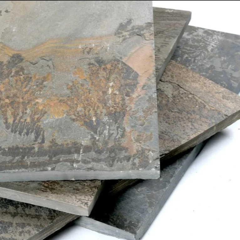 Top Quality Slate Stone California Gold Slate Stone Tiles For Outdoor Indoor Flooring Decoration Wall Cladding