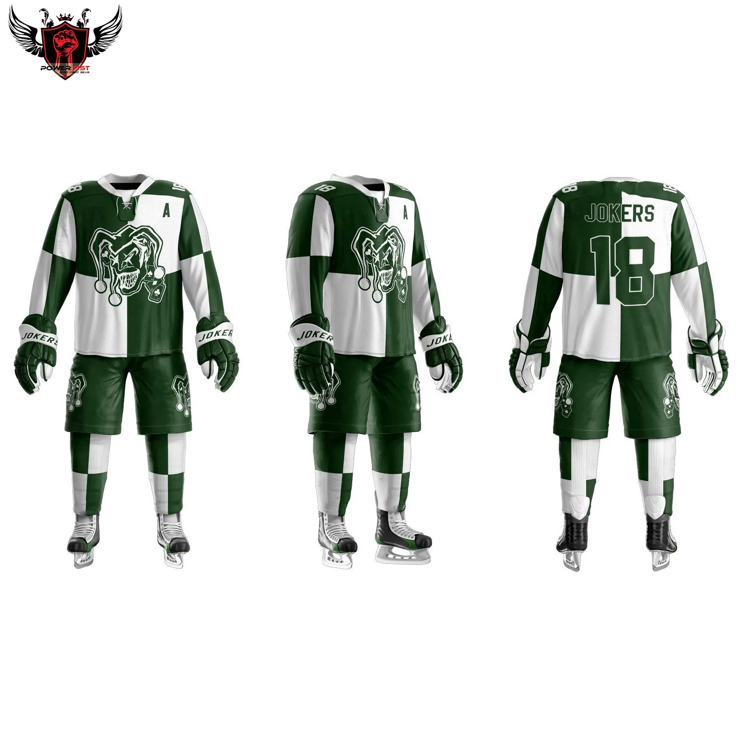 2022 Top Quality 100 Polyester Team Breathable Field Hockey Jersey Sublimation Ice Hockey Uniform men