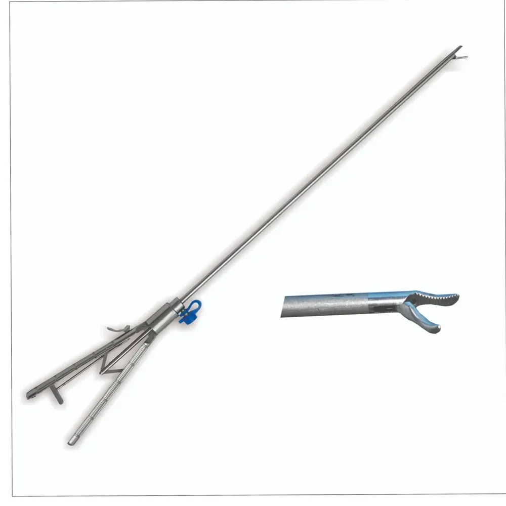 Laparoscopic Needle Holder Axial handle Grip Curved & Straight Laparoscopic Surgery Instrument High Quality