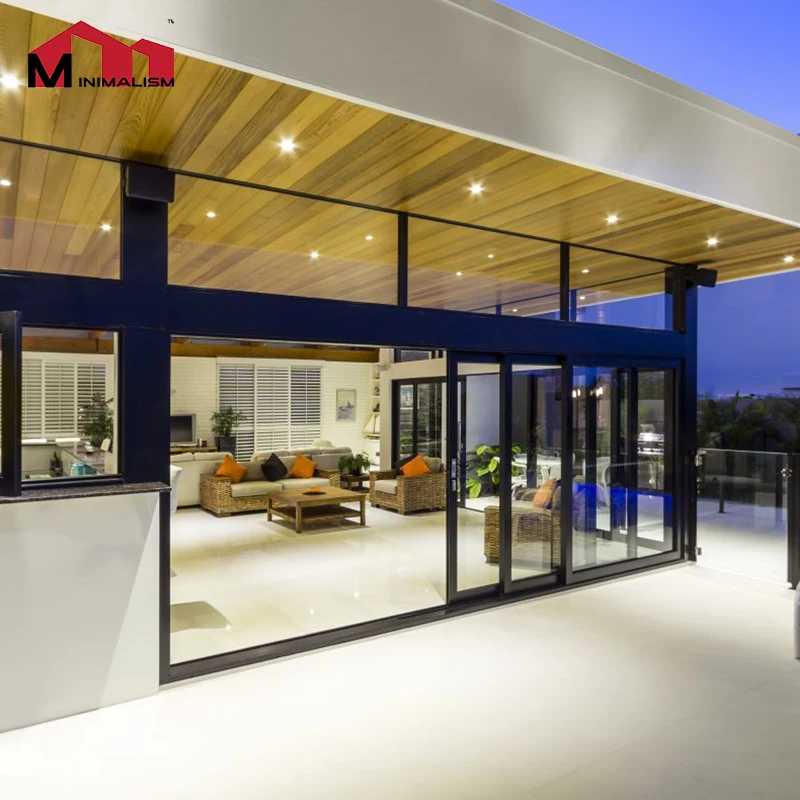 NFRC American Standard Balcony Soundproof Interior Double Glass Sliding Door