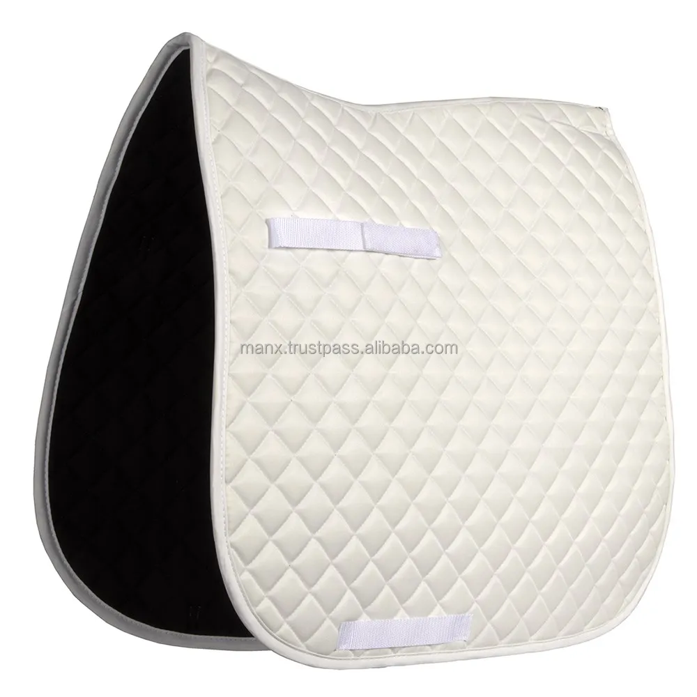 Horse equestrian breathable saddle pads riding dressage jumping Satin equestrian saddle pads for horse