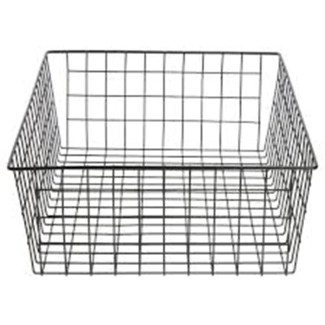 Crockery Items Storage Wire Mesh Basket Shelf Laundry Kitchen Basket For Multipurpose Item Metal Square Fruit Basket