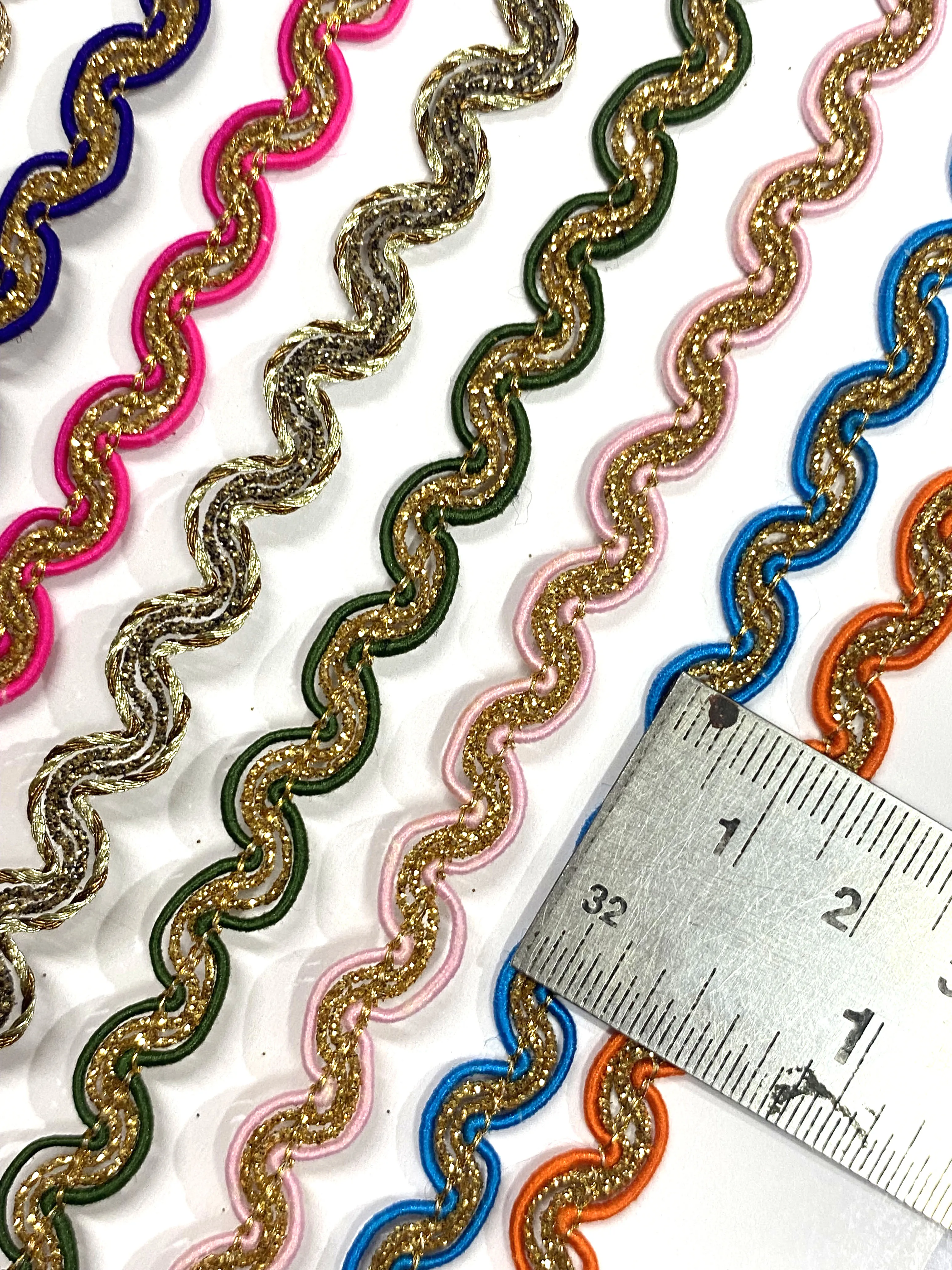 rick rack 7mm polyester cotton lace ribbon trim gimp deals in wholesale for dress and fabrics